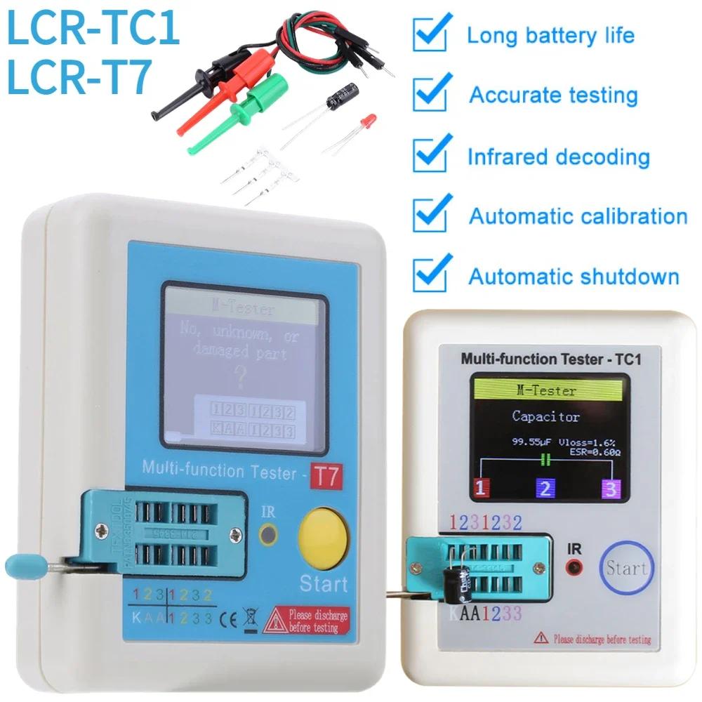 LCR-T7 Ʈ ׽, ٱ ĿнϽ LCR ESR 跮,  LCD ÷, δ ̸ 